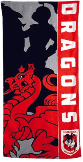 St George Dragons NRL Beach Towel