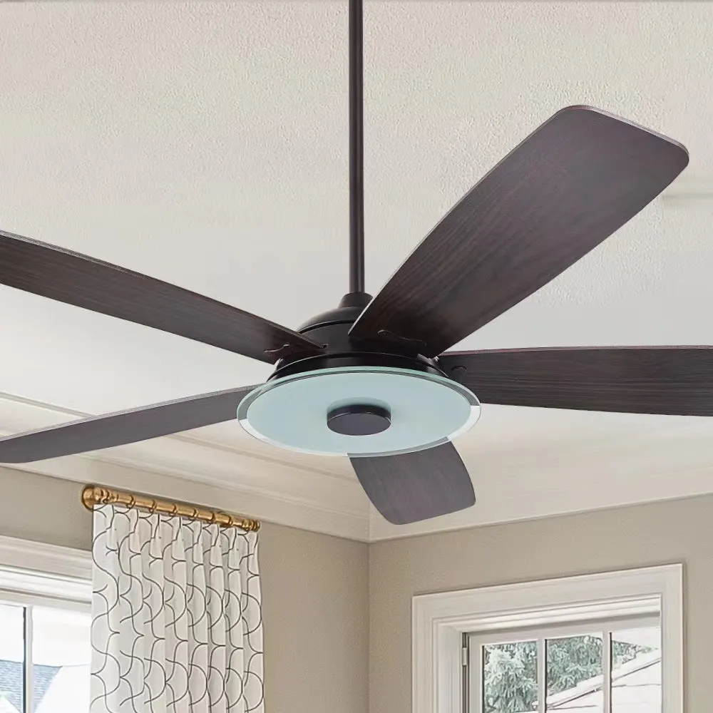 Striker Smart Ceiling Fan with LED Light and Remote Outdoor/Indoor 56"