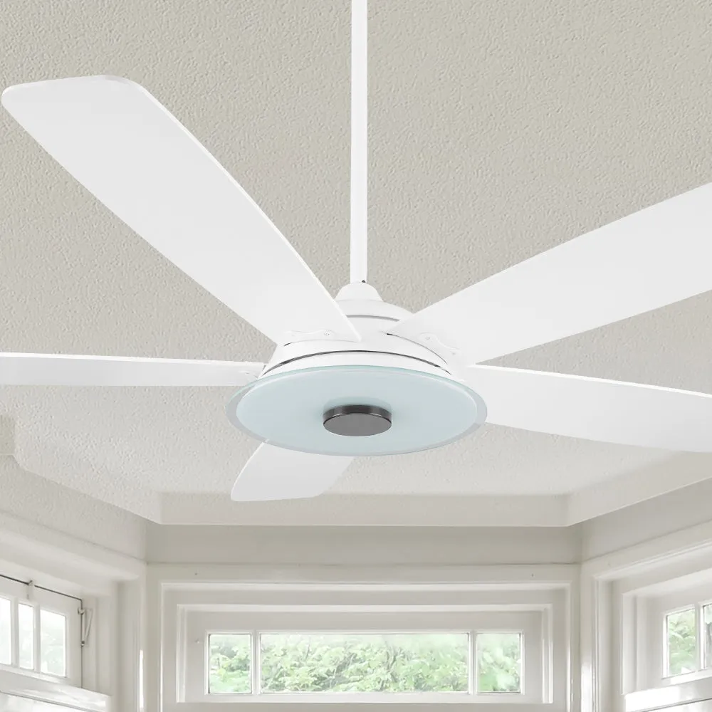 Striker Smart Ceiling Fan with LED Light and Remote Outdoor/Indoor 56"