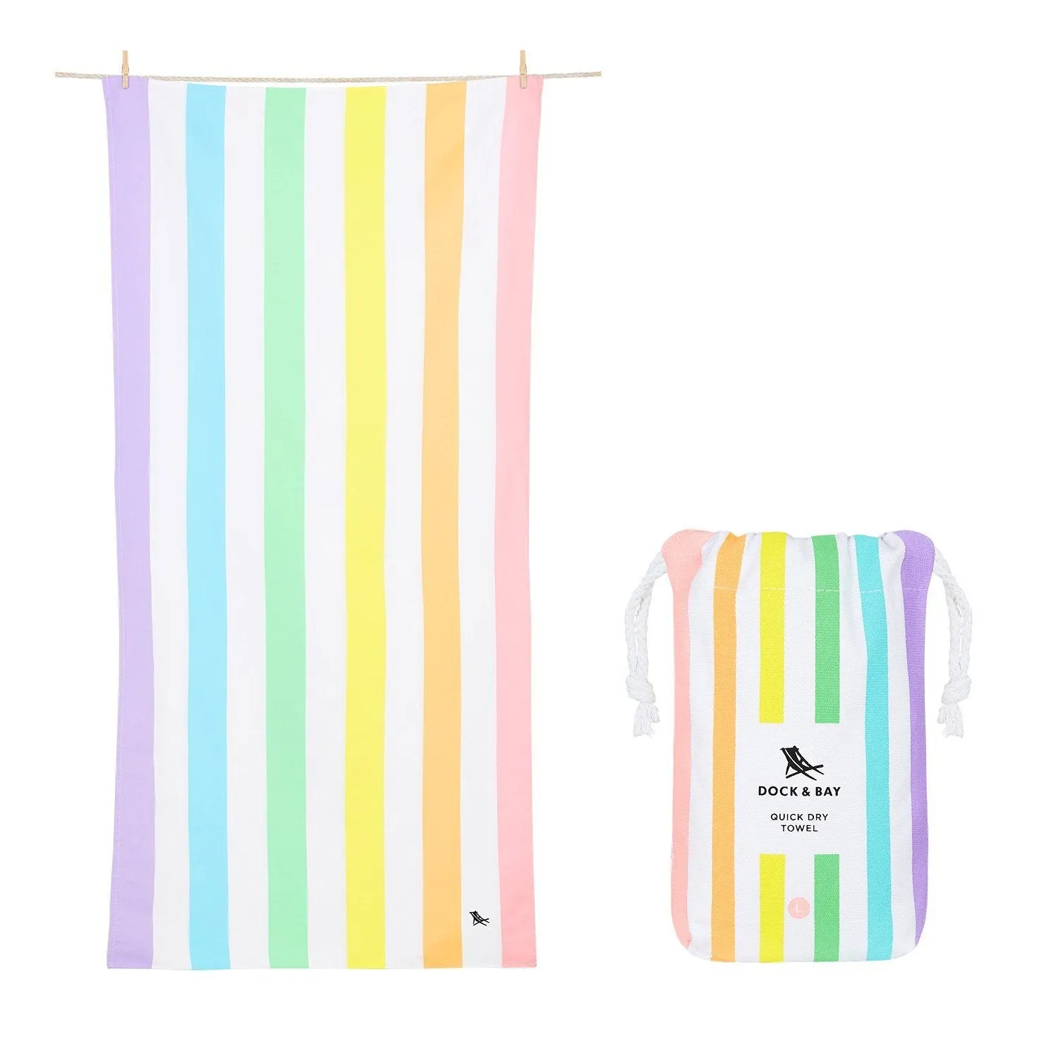 Summer Cabana Quick Dry Towel - Large