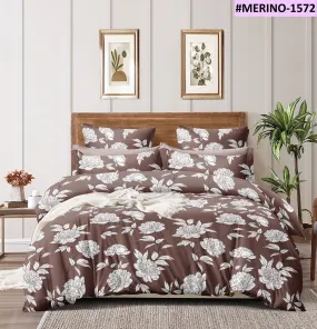 Super Soft Chocolate  Design Ac Comforter Set (4 pc Set)