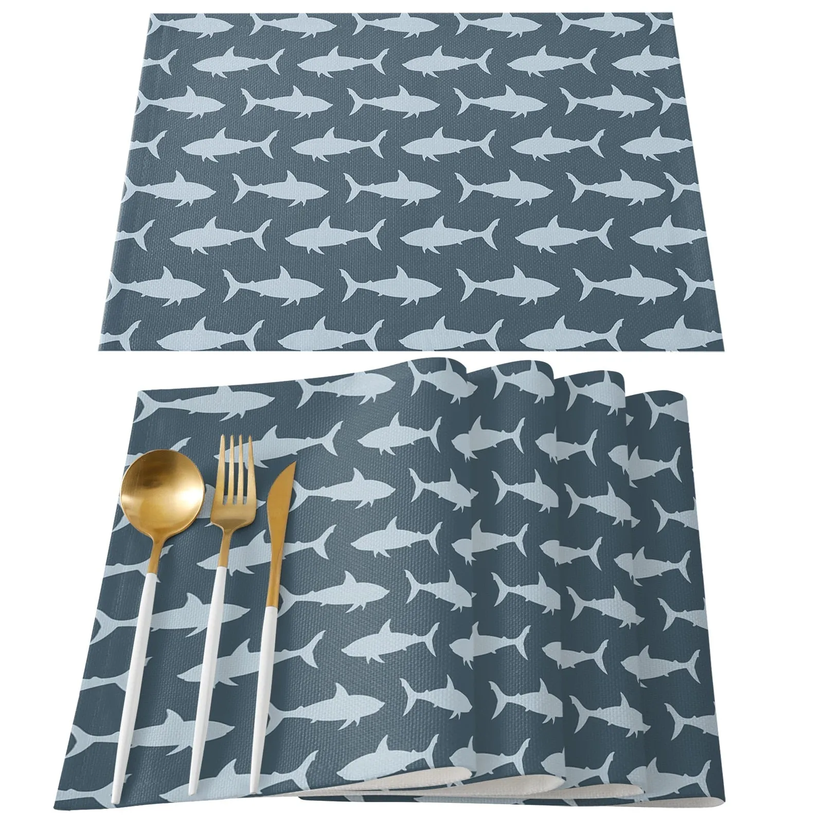 Table Runner: Shark Texture