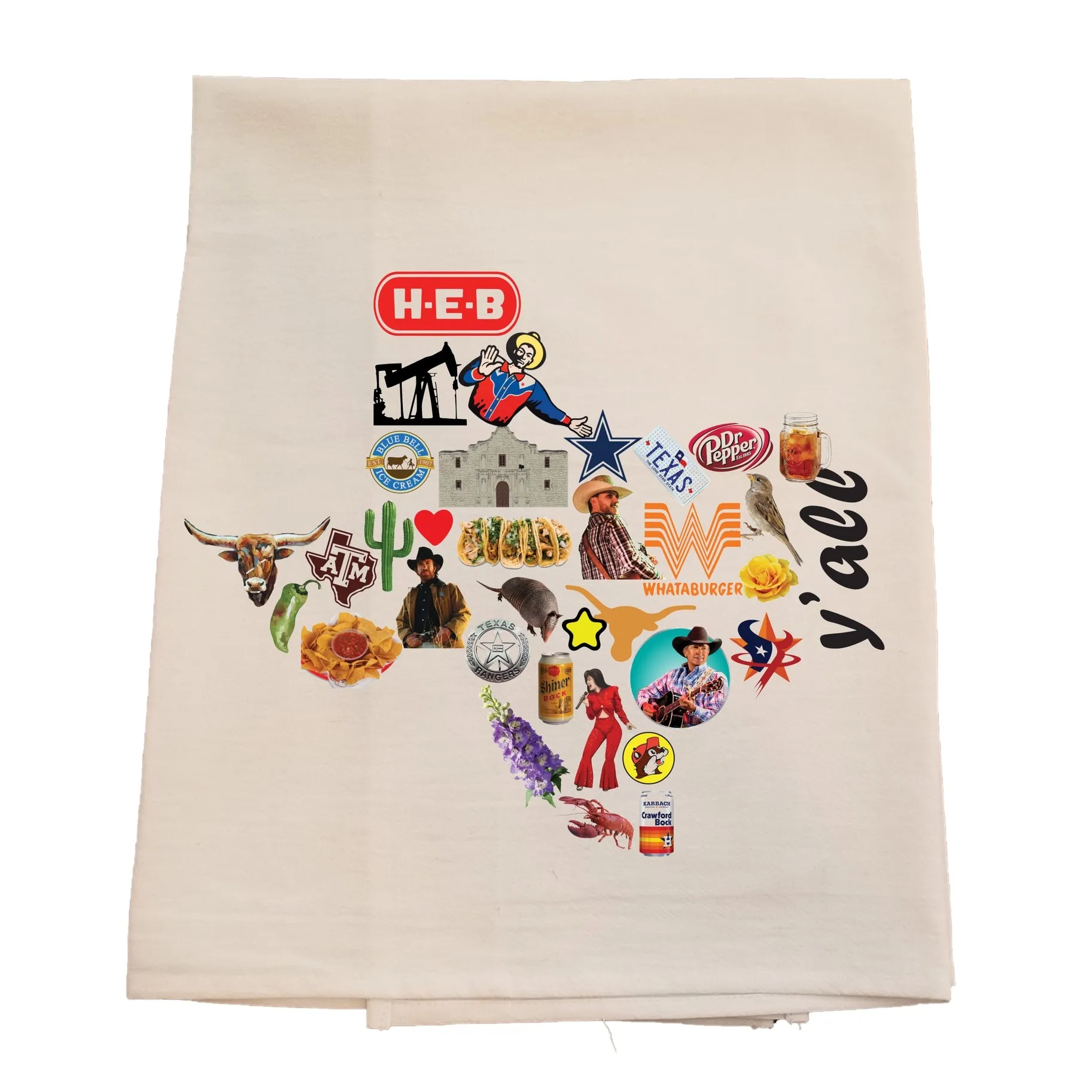 Taste of Texas Tea Towel