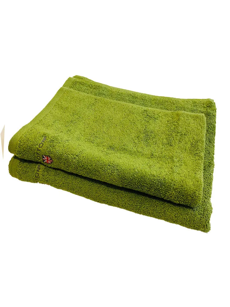 The Cotton Luxury 2-Piece Towel Bale - Verde