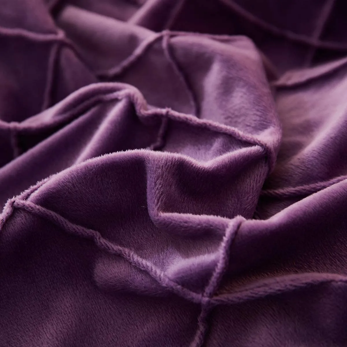 The Softy Diamond Purple Bed Set