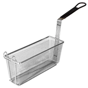 Thunder Group SLFB007 13-3/8" x 4-3/8" x 5-3/4" Fryer Basket w/ Front Hook