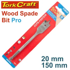 Tork Craft Spade Bit Pro Series 20Mm X 150Mm