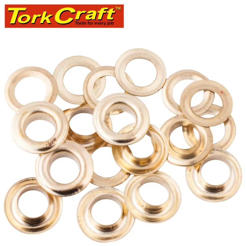 TORK CRAFT SPARE EYELETS X 8MM 12PC FOR TC4303 TC4303-1