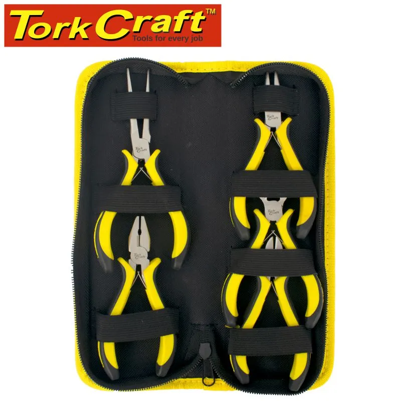 TORK CRAFT TORK CRAFT 5PC MINI PLIER SET C/W CARRY BAG TC603005