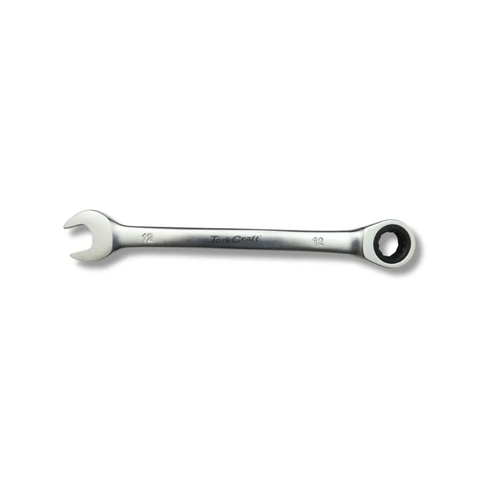 Tork Craft | Wrench Combination Ratchet Fixed Head - Various Sizes