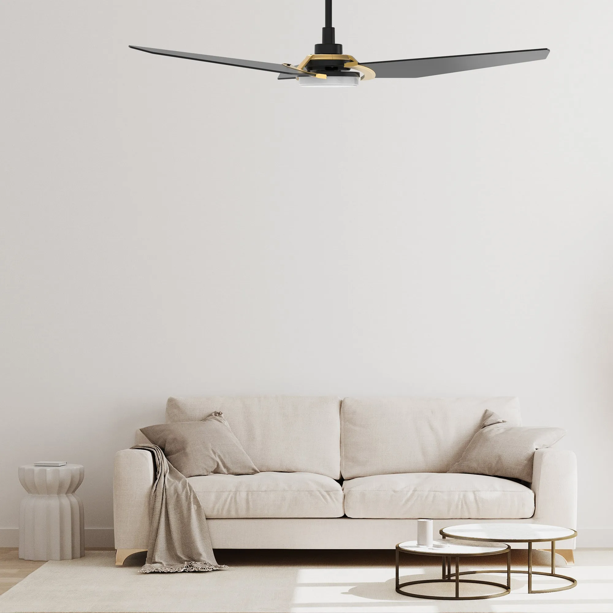 Trailblazer Outdoor Smart Ceiling Fan with LED Light and Remote 56"