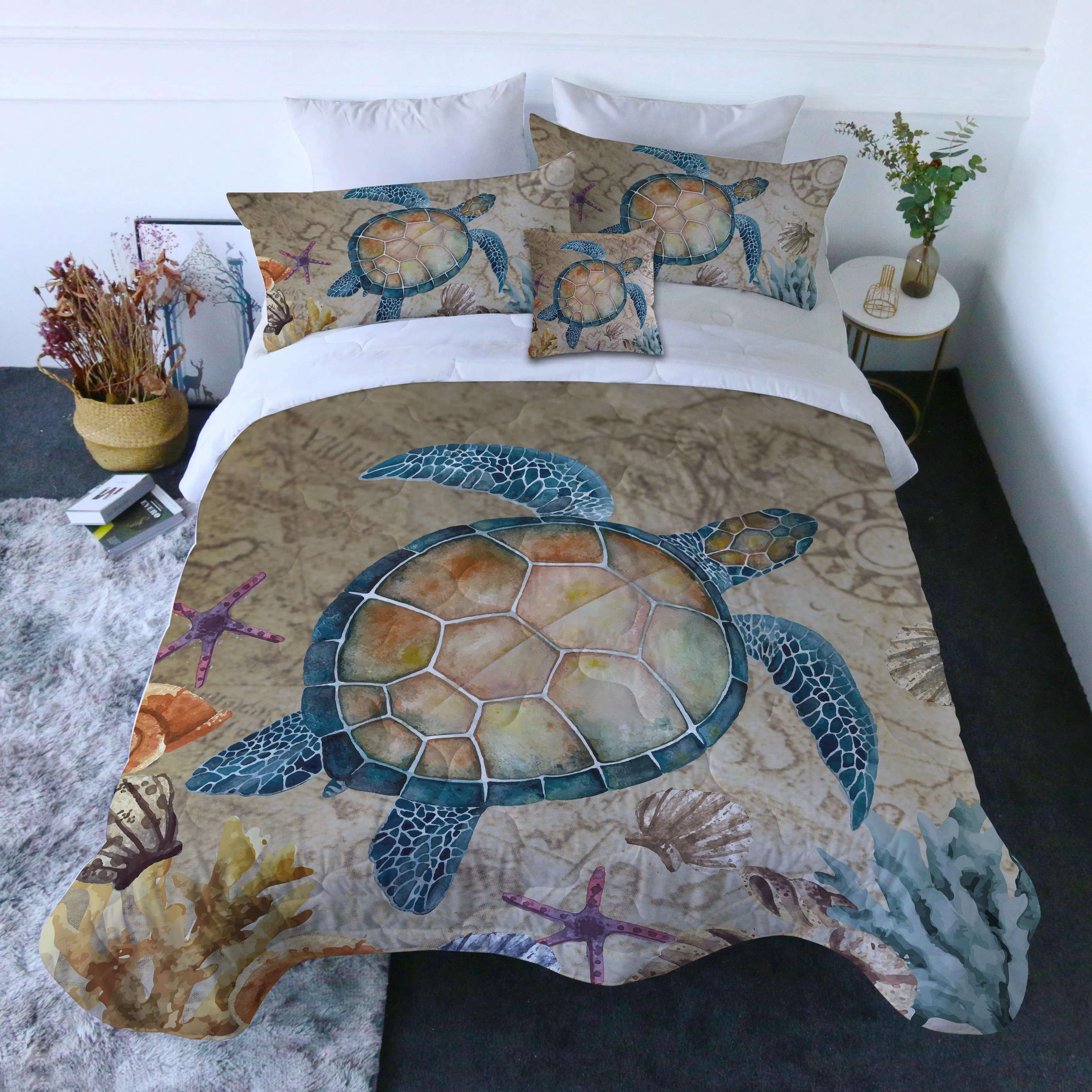 Turtle Island Quilt Set