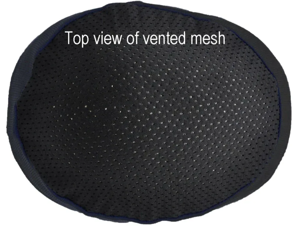 Ventilator Skull Cap - Black Mesh Top