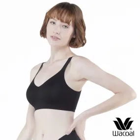 Wacoal Go Girls Jelly Bra วาโก้ บราไร้โครง ยืดหยุ่น กระชับ ล็อกฐานอก รุ่น WB3Y28 สีดำ (BL)