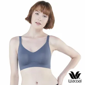 Wacoal Go Girls Jelly Bra วาโก้ บราไร้โครง ยืดหยุ่น กระชับ ล็อกฐานอก รุ่น WB3Y28 สีน้ำเงิน (BU)