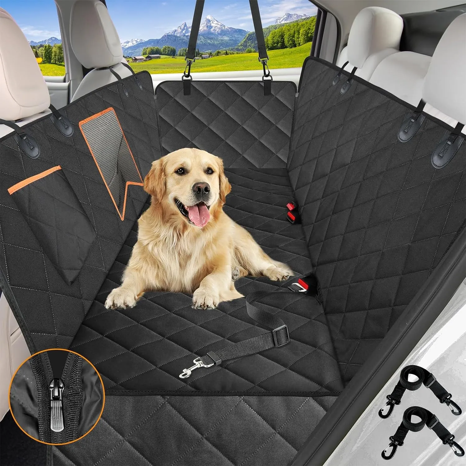 Waterproof Dog Cover for Back seat