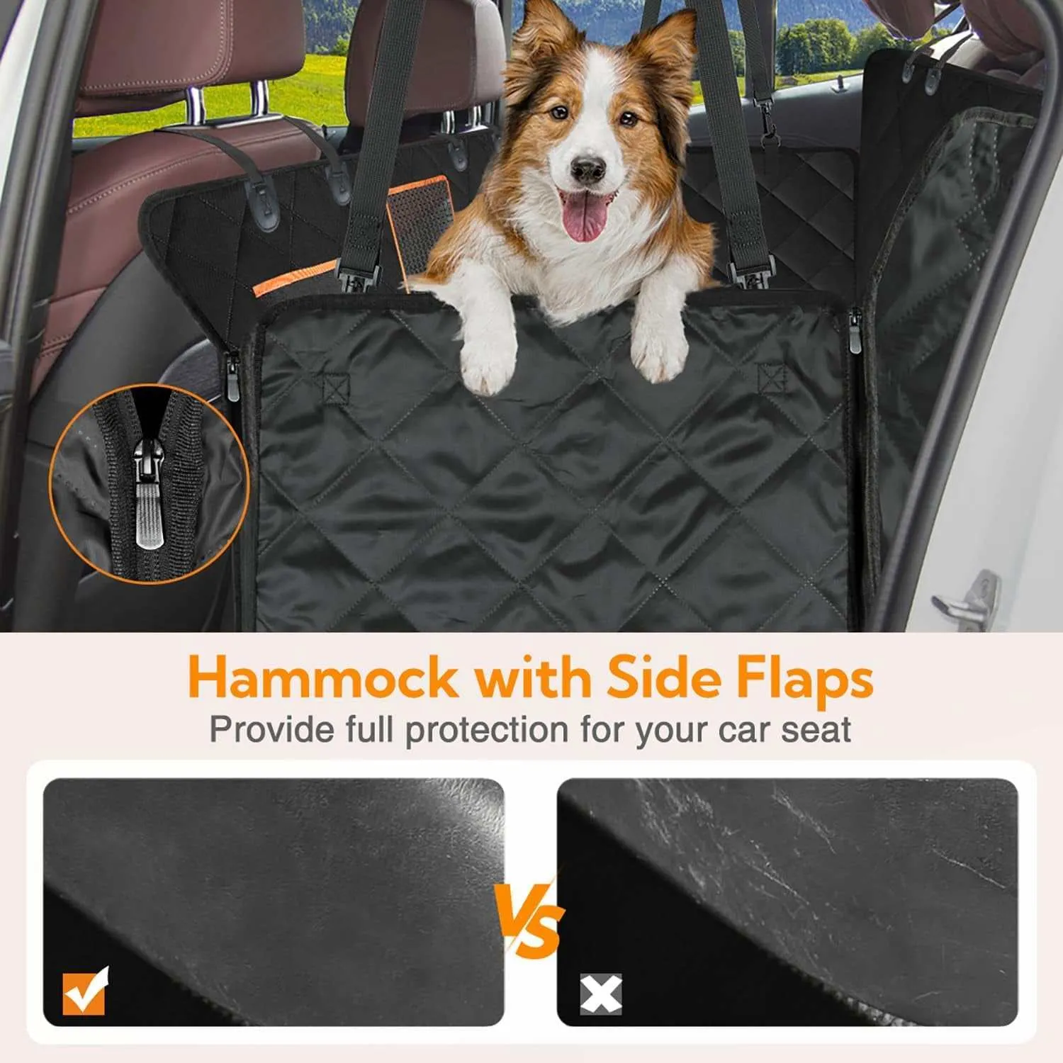 Waterproof Dog Cover for Back seat