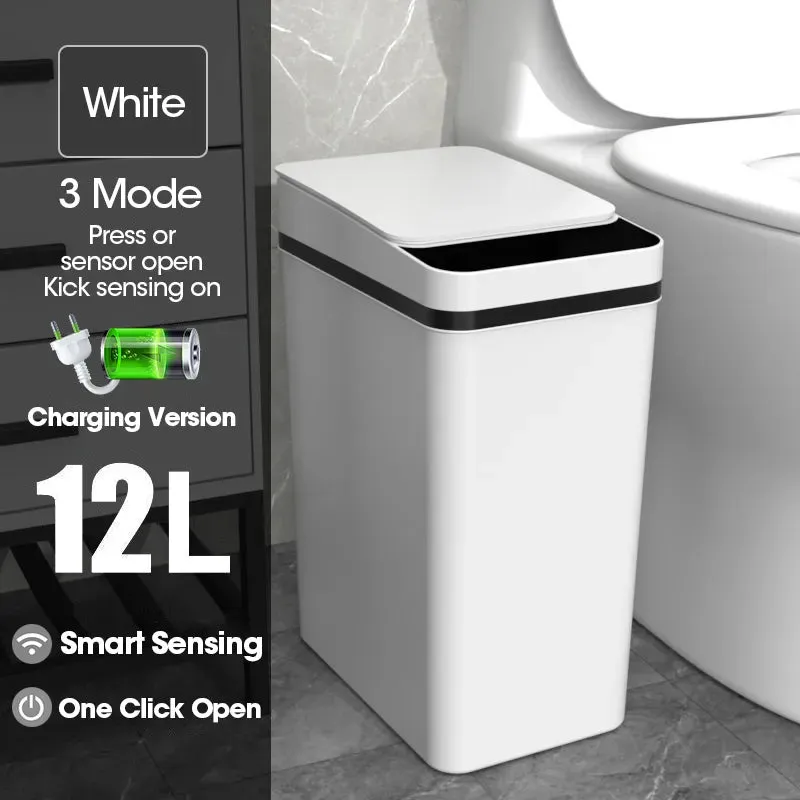 Waterproof Smart Wave Sensor Automatic Trash Can