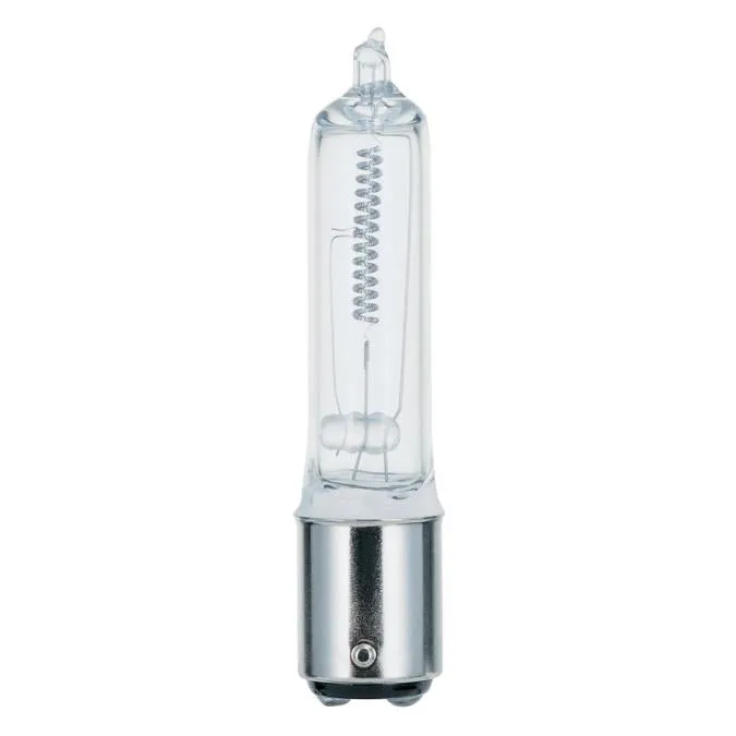 Westinghouse 0484600 100 Watt Halogen T4 Single-Ended Clear - 2950 Kelvin - Warm White - 1400 Lumens - BY22d-Double Contact Bayonet Base - 120 Volt - Box