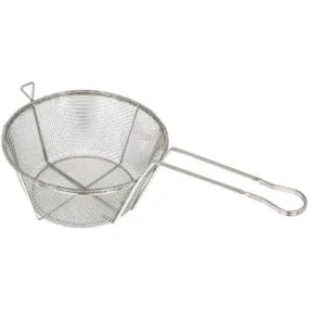 Winco 10.5" Round Fryer #6 Mesh Basket, 5.5" Deep