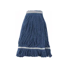 Winco MOP-24 Wet Mop Head - Blue