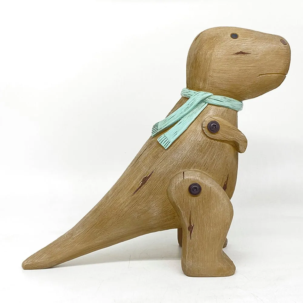 Wood Effect Cute T-Rex Light